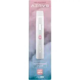 СБД 40% інгалятор АЕРАС зі смаком Полуниця