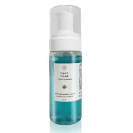 Пінка для вмивання з олією конопель, протеїнами шовку, мелісою, 150 мл.