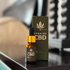 Олія КБД 10% Full Spectrum 10ml зі смаком Ваніль
