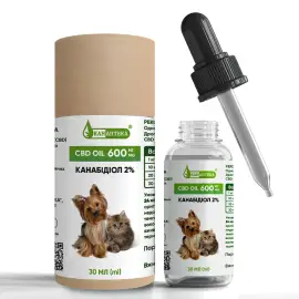 Олія СBD КБД для тварин 600 мг 2%