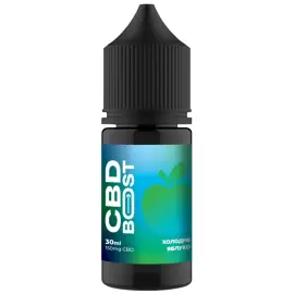 CBD BOOST – Рідина для інгаляцій “Холодне Яблуко”, 150 мг КБД, 30 мл