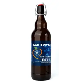 Пробіотичний напій Bacterium зі смаком апельсину, 1 Л в склі