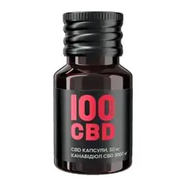 CBD капсули 3000 мг, 60 капсул по 50 мг
