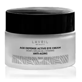 Живильний крем під очі з коноплею і комплексом вітамінів, 15 мл.