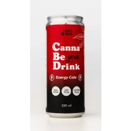 CBD Кола "CannaBeDrink COLA" без цукру, лимонад 50 мг CBD, 200 мг кофеїн, 330 мл