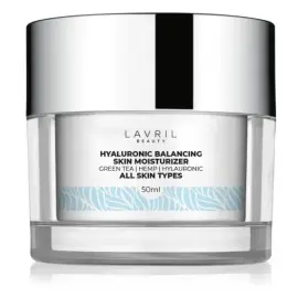 Крем для обличчя зволожуючий з олією конопель та гіалуроновою кислотою, 50 мл