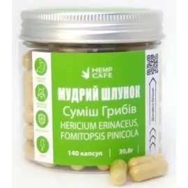 Капсули суміш грибів "Мудрий шлунок" 140 шт 30,8г
