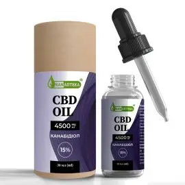 CBD КБД олія 4500 мг 15%