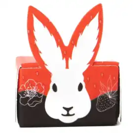 CBD цукерка в чорному шоколаді Vegan Rabbit, 50 mg КБД, полуниця