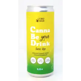 CBD Лимонад CannaBeDrink Sex Up, манго-персик, 50 мг CBD, мака перуанская, 330 мл