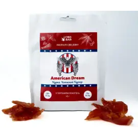 CBD джерки з курки "American Dream" - 75 мг КБД, 50 мг Магнію, 45 г